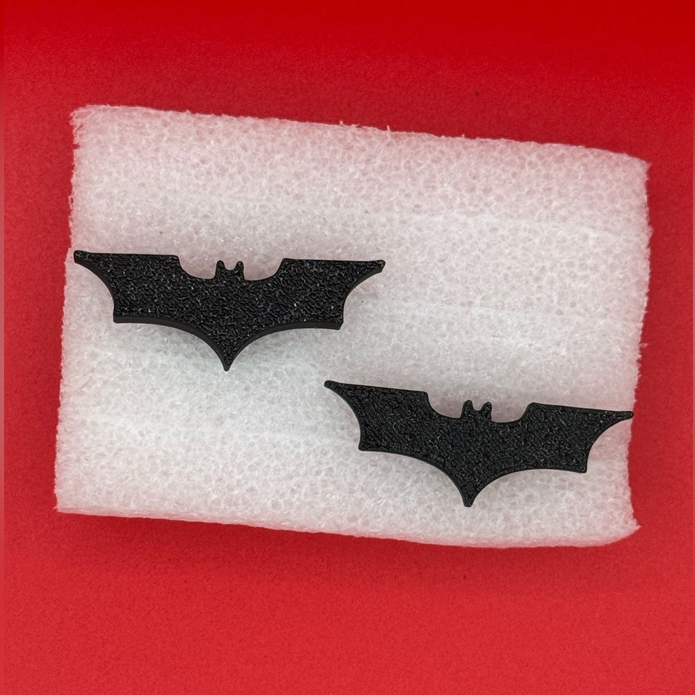 Black Bat Shaped Earrings
